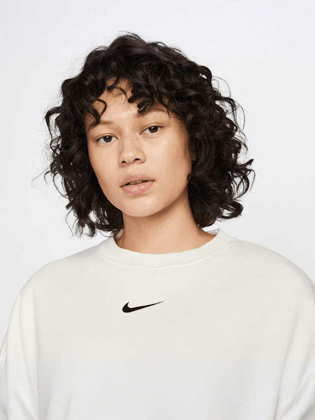 Nike, Sportswear Phoenix Fleece Sweatshirt, white, Image 3 of 4
