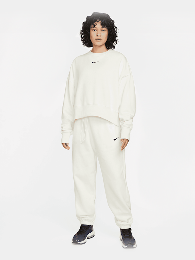 Nike, Sportswear Phoenix Fleece Sweatshirt, white, Image 4 of 4
