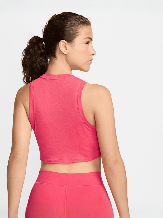 Nike, Sportswear Essential Rib Crop Tanktop, Pink, Image 2 of 5