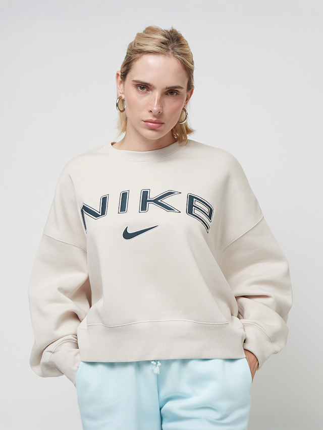 Nike, Sportswear Phoenix Fleece Oversized Crew Neck Sweater, beige, Image 1 of 4