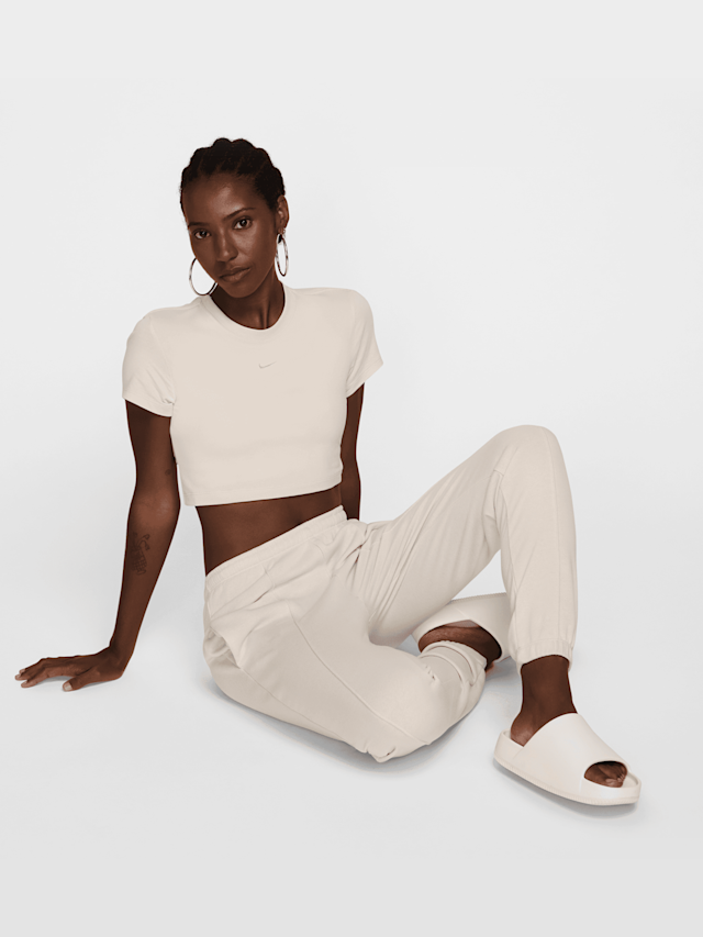 Nike  , Sportswear Chill Knit Crop, beige, Image 4 of 4