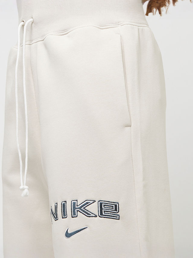 Nike, Sportswear Phoenix High-Rise Logo Wide Leg Pants, beige, Image 3 of 4