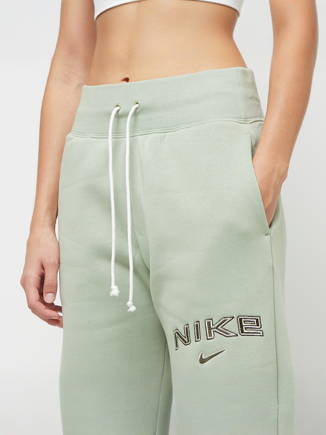 Nike, Sportswear Phoenix High-Rise Logo Wide Leg Pants, green, Image 3 of 4