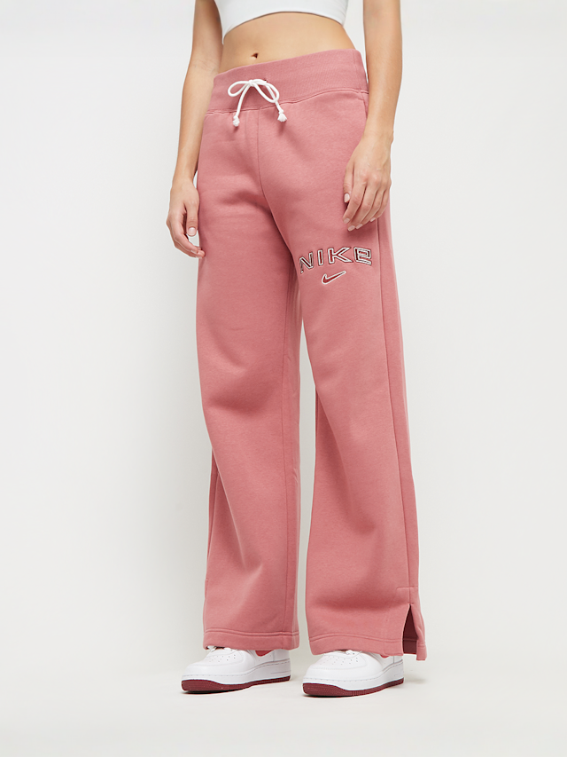 Nike, Sportswear Phoenix High-Rise Logo Wide Leg Pants, lichtroze, Afbeelding 1 van 4