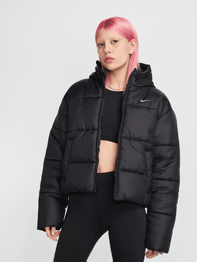 Nike, Sportswear Classic lockere Puffer Therma-FIT Jacke, black, Image 1 of 9