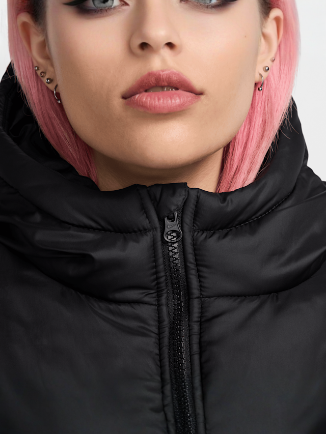 Nike, Sportswear Classic lockere Puffer Therma-FIT Jacke, black, Image 4 of 9