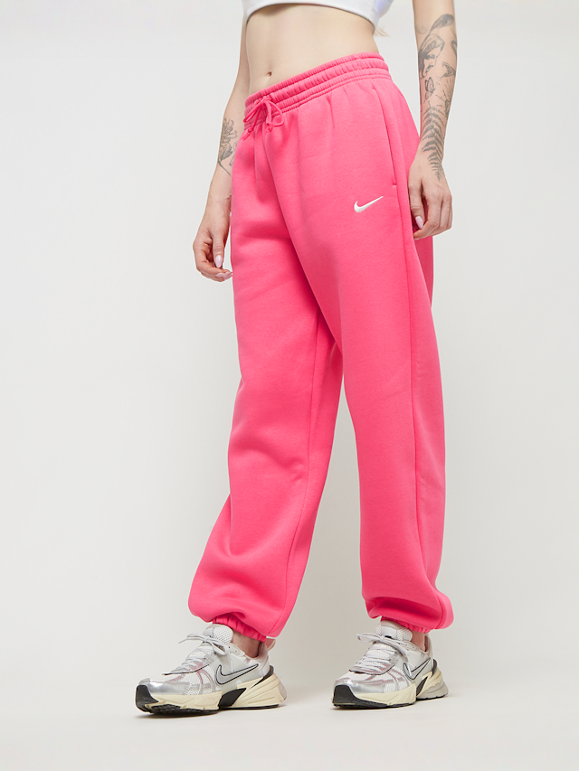 Nike, Sportswear Phoenix Fleece High-Rise Oversized Pants, Pink, Image 1 of 4