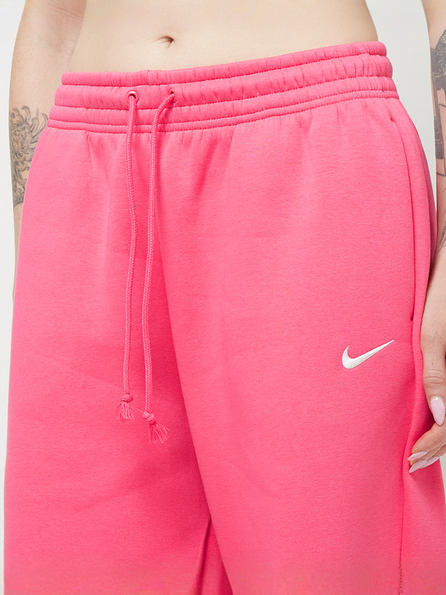 Nike, Sportswear Phoenix Fleece High-Rise Oversized Pants, Pink, Image 3 of 4