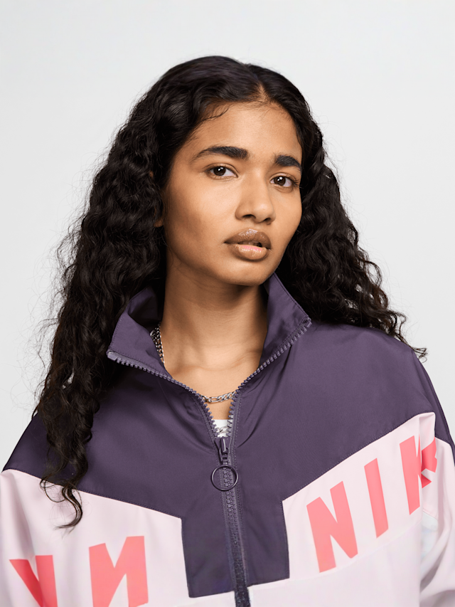 Nike, Sportswear Woven Jacket, roze, Afbeelding 3 van 8