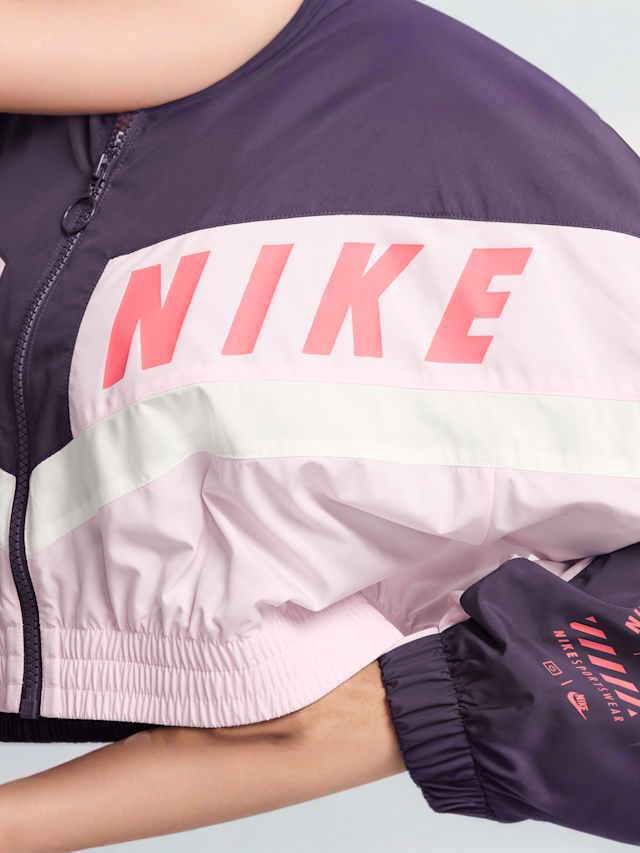 Nike, Sportswear Woven Jacket, roze, Afbeelding 4 van 8