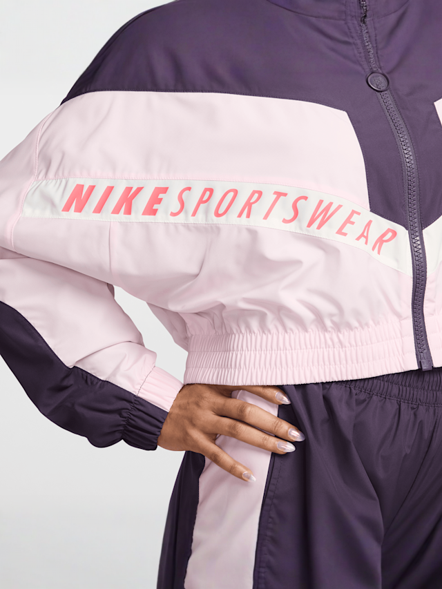 Nike, Sportswear Woven Jacket, purple, Image 6 of 8