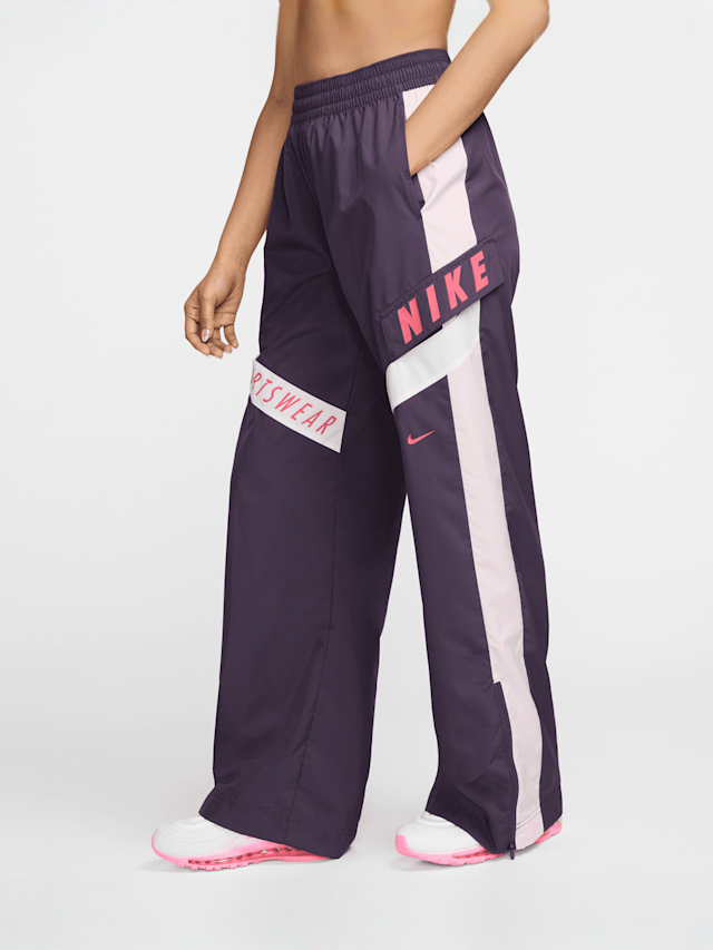 Nike, Sportswear High-Waisted Pants, purple, Image 1 of 8