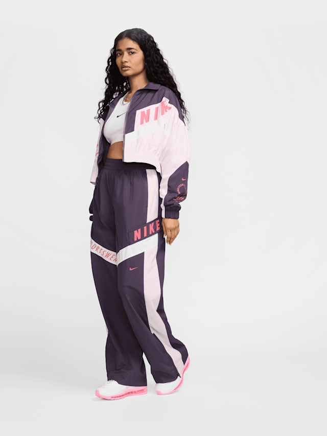 Nike, Sportswear High-Waisted Pants, purple, Image 8 of 8
