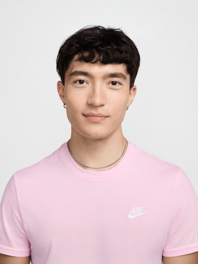 Nike, Sportswear Club T-Shirt, lichtroze, Afbeelding 3 van 5