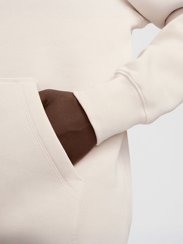 Nike, Club Fleece Hoodie, beige, Afbeelding 4 van 6