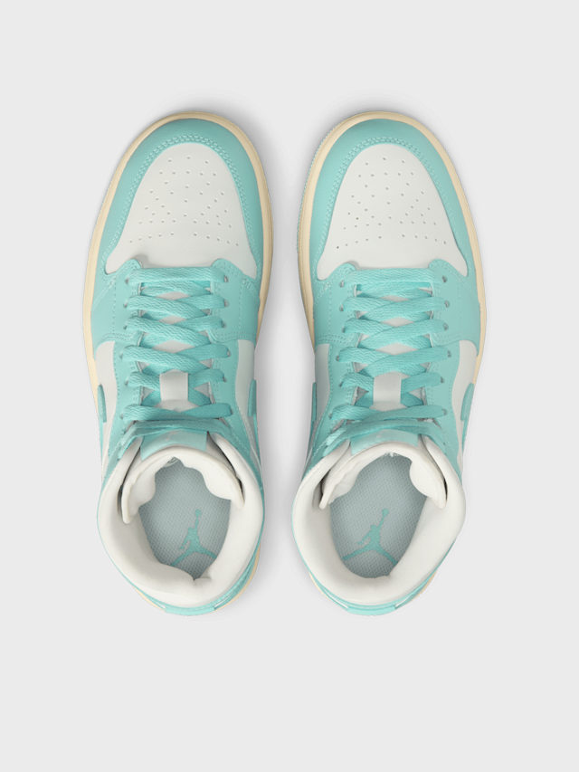 Jordan, Air Jordan 1 Mid, turquoise, Image 6 of 8