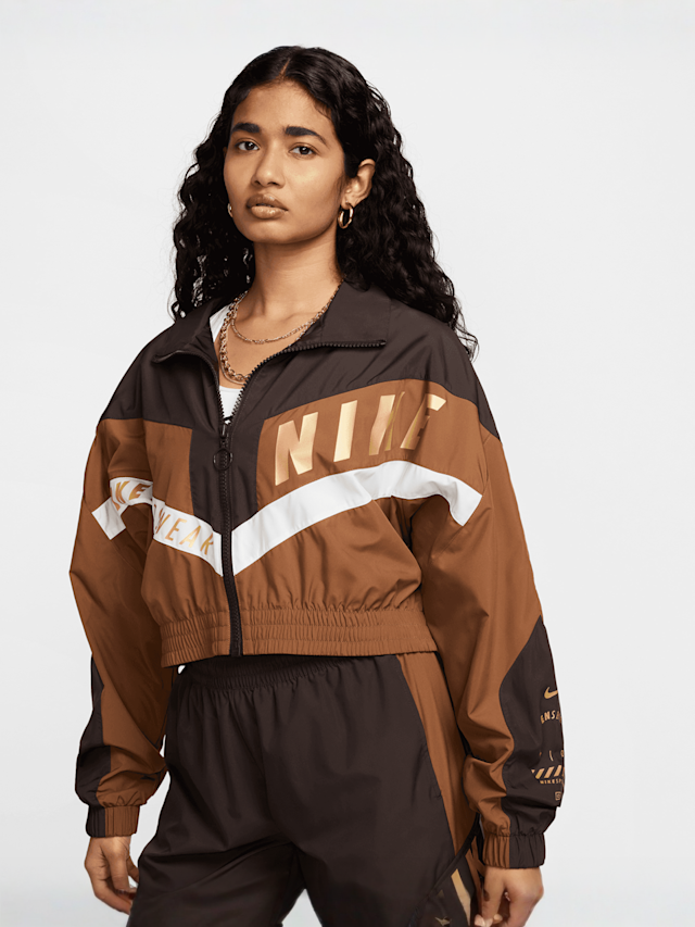 Nike, Sportswear Woven Jacket, brown, Image 1 of 8