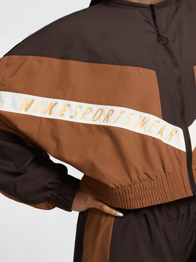 Nike, Sportswear Woven Jacket, brown, Image 6 of 8