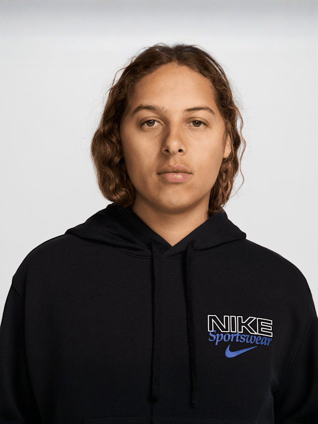 Nike  , Sportswear Graphic Hoodie, black, Image 4 of 7