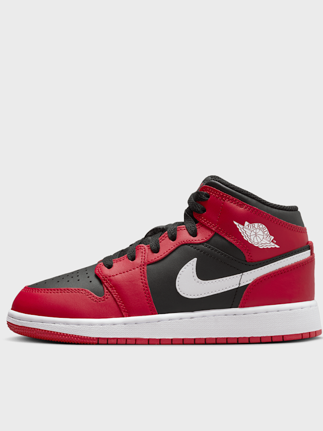 Jordan, Jordan 1 Mid (GS), red, Image 1 of 8