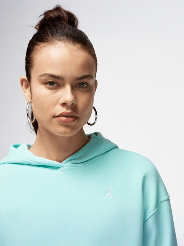 Jordan, Brooklyn Fleece Pullover 24, turquoise, Image 3 of 7