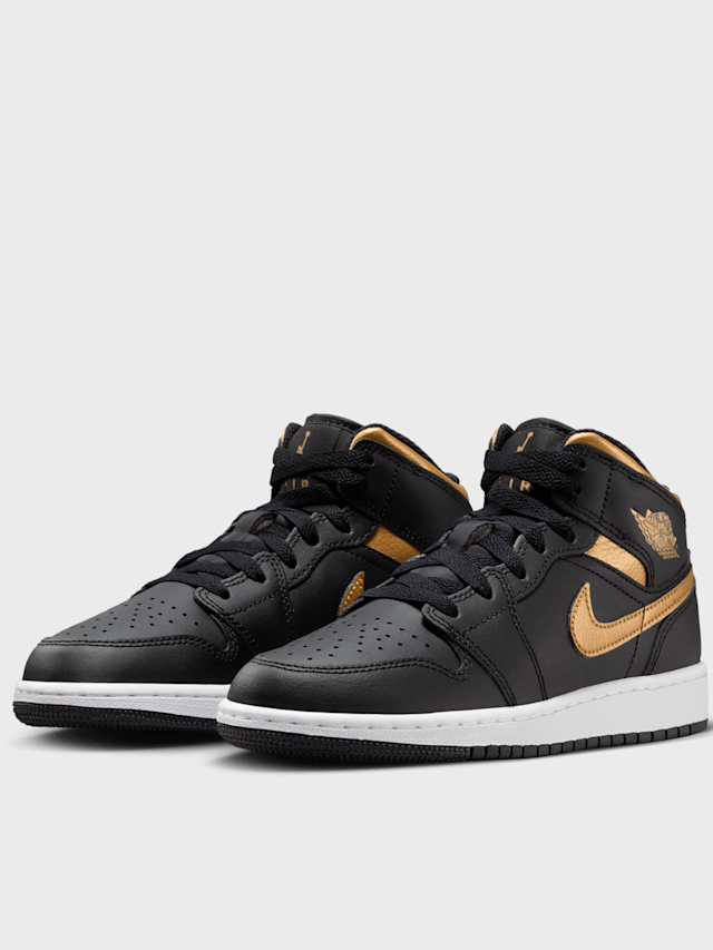 Jordan, Air Jordan 1 Mid (GS), black, Image 4 of 8
