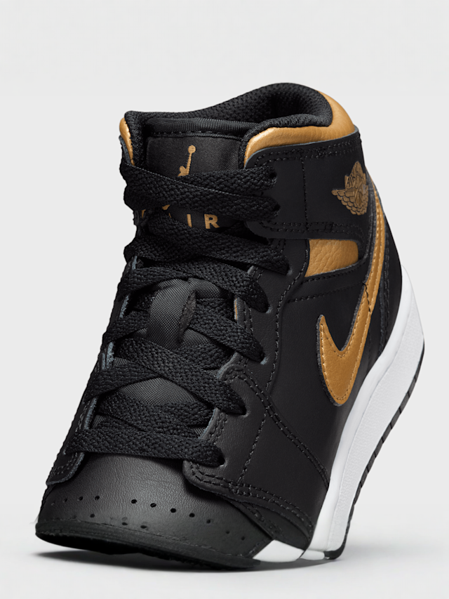 Jordan, Air Jordan 1 Mid (GS), black, Image 7 of 8