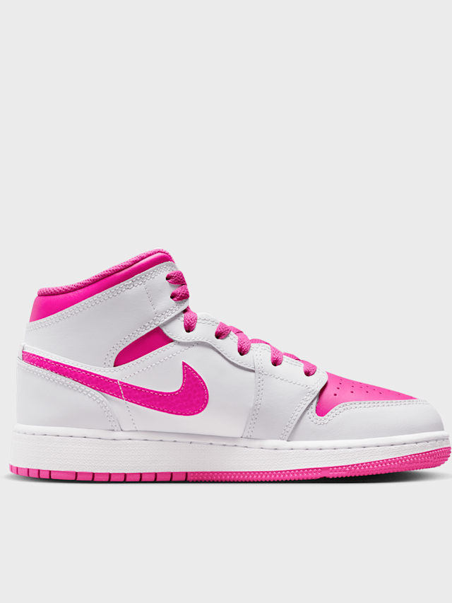 Jordan, Air Jordan 1 Mid (GS), light pink, Image 2 of 8
