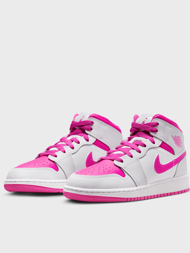 Jordan, Jordan 1 Mid (GS), Pink, Image 4 of 8