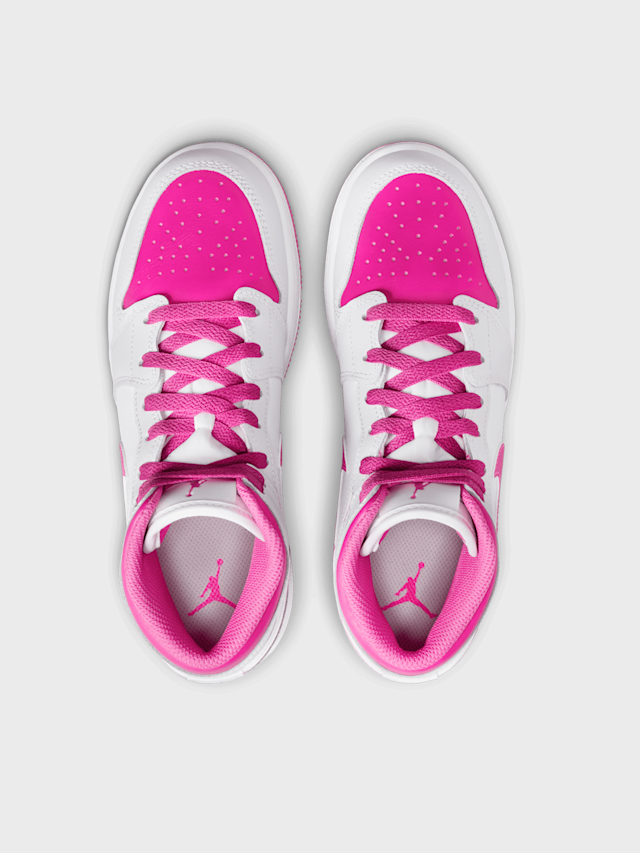 Jordan, Jordan 1 Mid (GS), Pink, Image 6 of 8