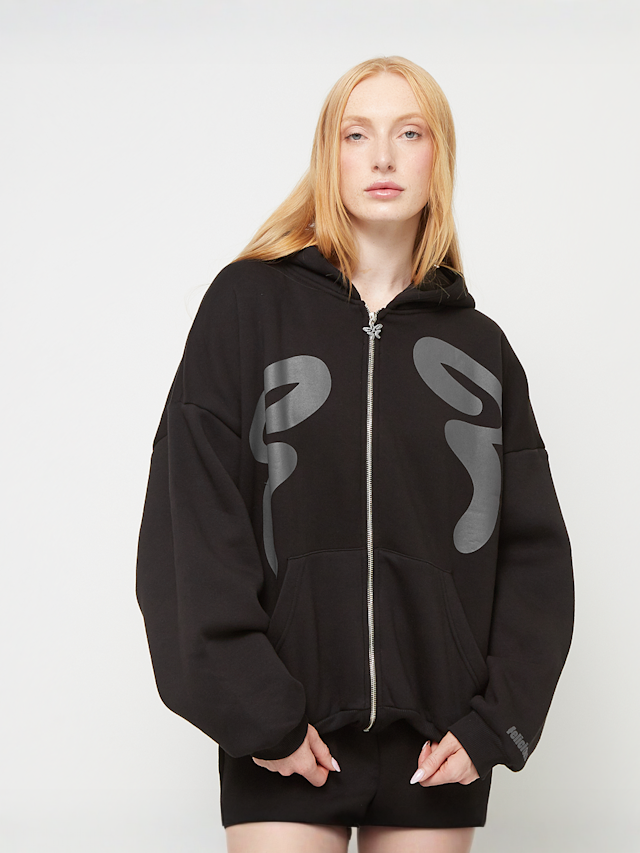 Felicious, Oversized Sweatjacket, czarny, Obraz 1 z 6