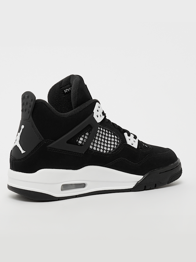 Jordan, Air Jordan 4 Retro (GS) black/fire red/deep royal blue, black, Image 3 of 5