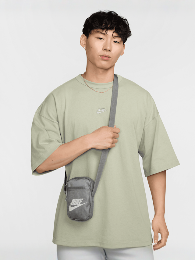 Nike, Heritage Crossbody Bag, grey, Image 7 of 8