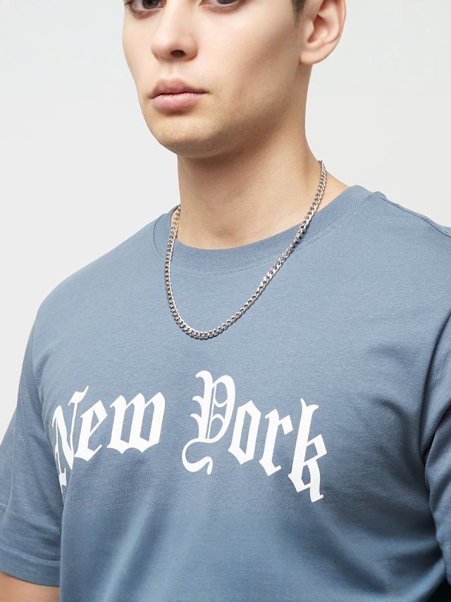 Mister Tee, New York Wording Tee, blue, Image 3 of 4
