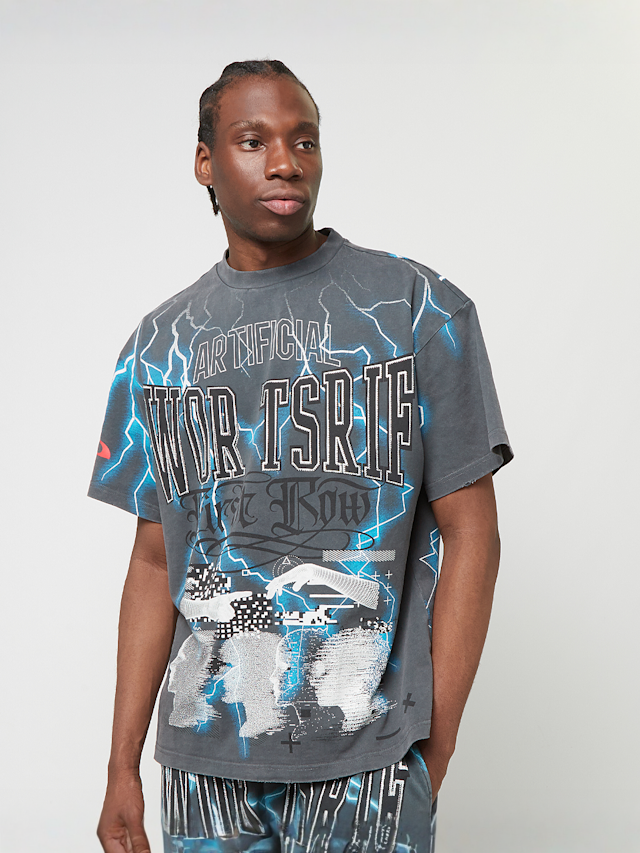 First Row, Premium Tee W/Rhinestone, grey, Image 1 of 6