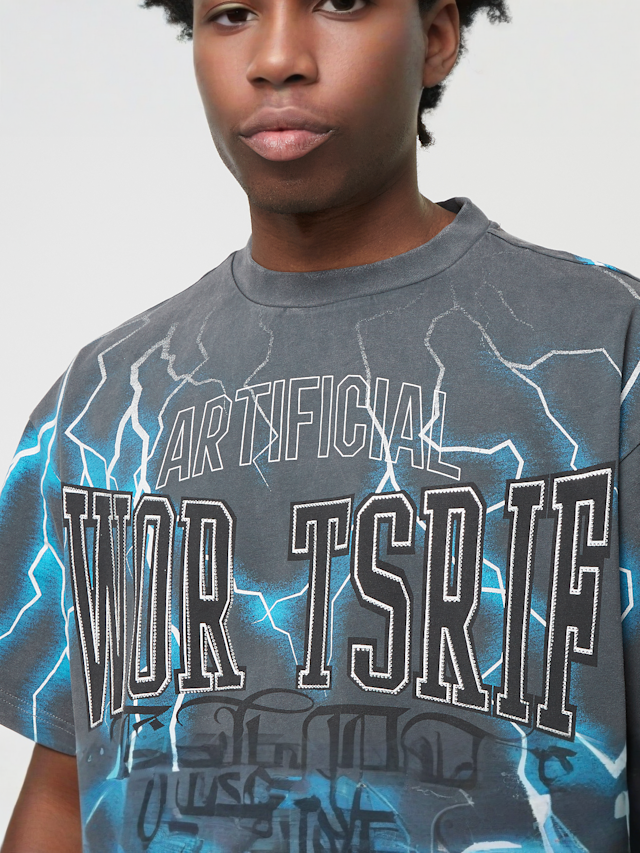 First Row, Premium Tee W/Rhinestone, grey, Image 3 of 6