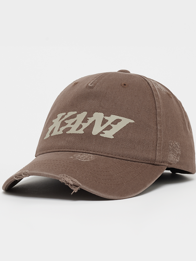 Karl Kani, Vanished Distress Baseball Cap, brown, Image 1 of 5