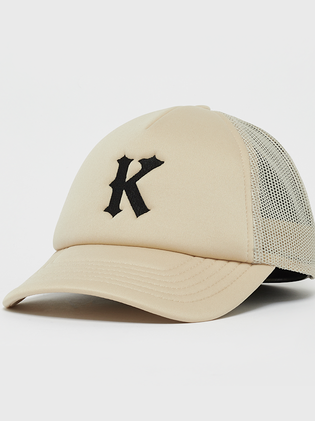 Karl Kani, Embroidery Trucker Cap, beige, Image 1 of 5