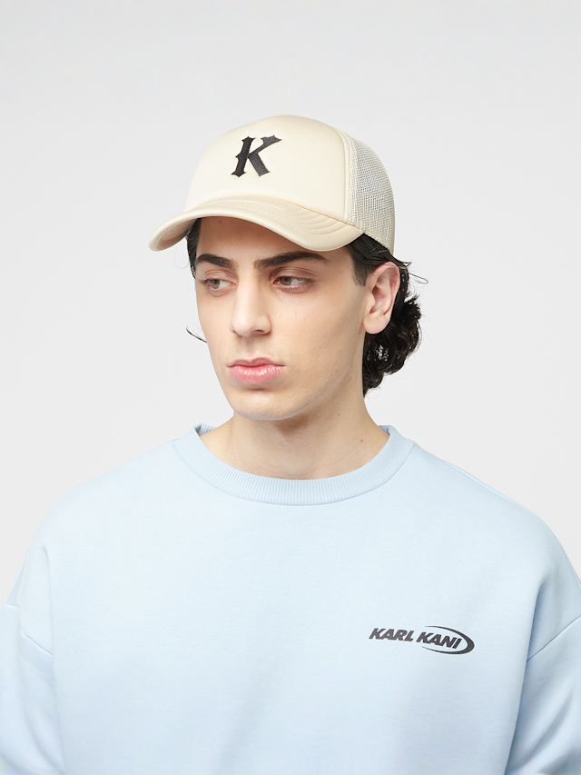 Karl Kani, Embroidery Trucker Cap, beige, Image 5 of 5