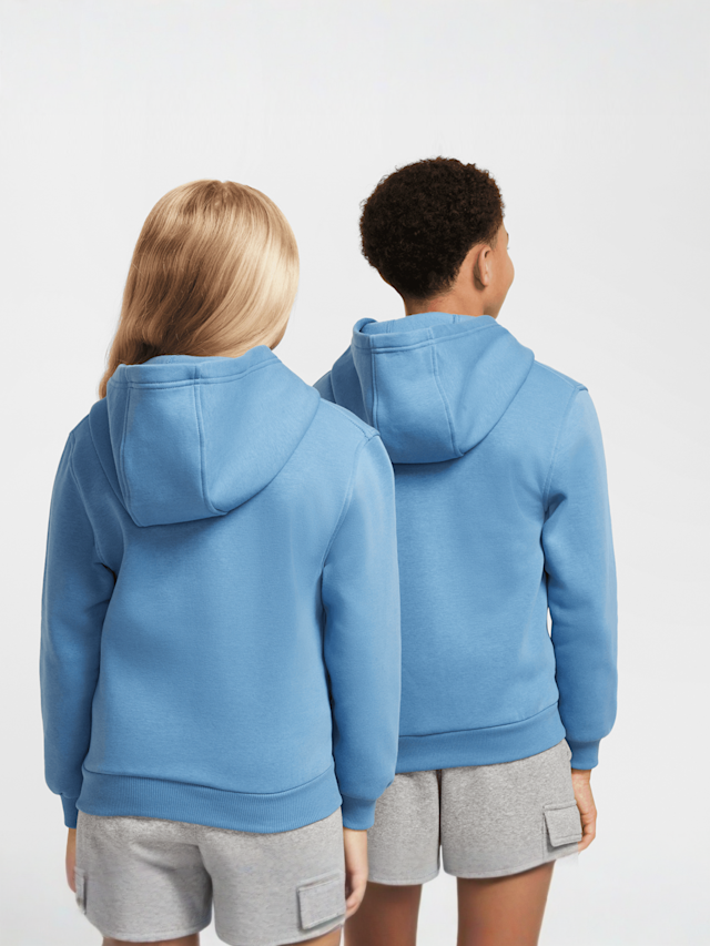 Nike, Sportswear Club Fleece Hoodie Fullzip Longsleeve LBR, blauw, Afbeelding 2 van 6