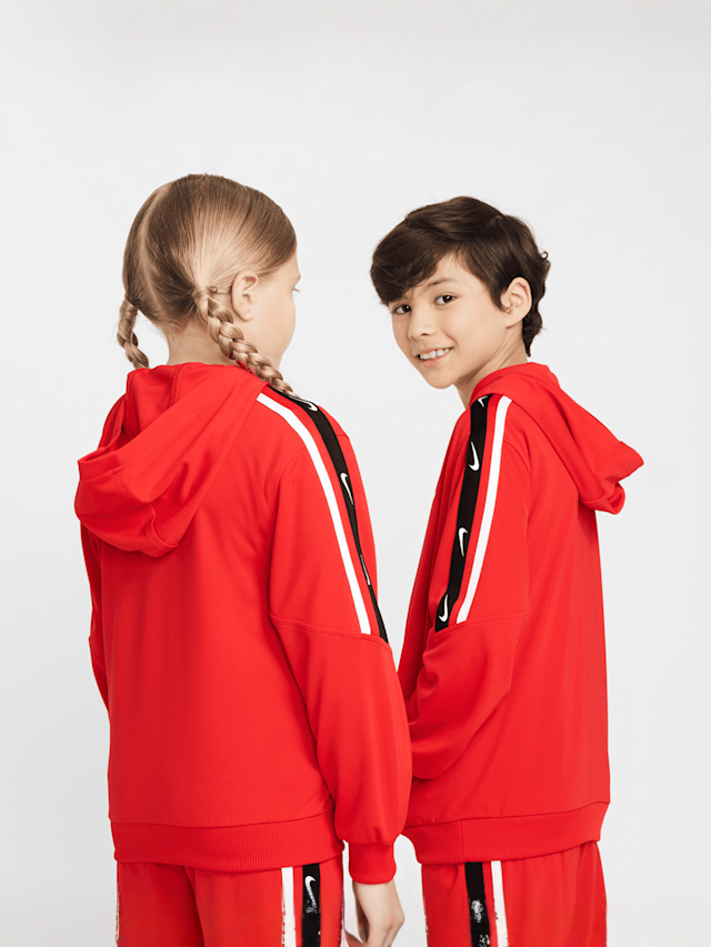 Nike, Sportswear Club+ Hoodie, red, Image 2 of 6
