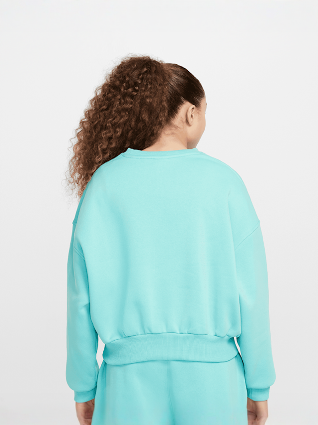 Nike, Sportswear Club Fleece Boxy Crew, turquoise, Image 2 of 4