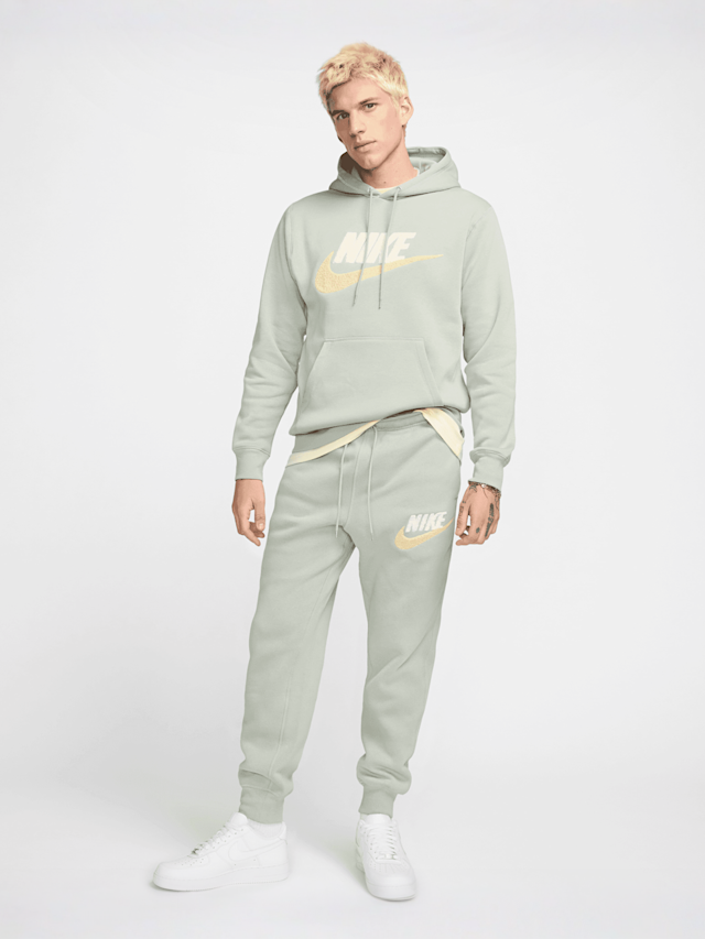 Nike, Club Fleece Hoodie, grey, Image 6 of 6