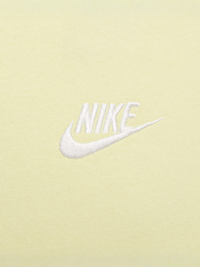 Nike, Sportswear Club Fleece Hoodie, yellow, Image 4 of 7