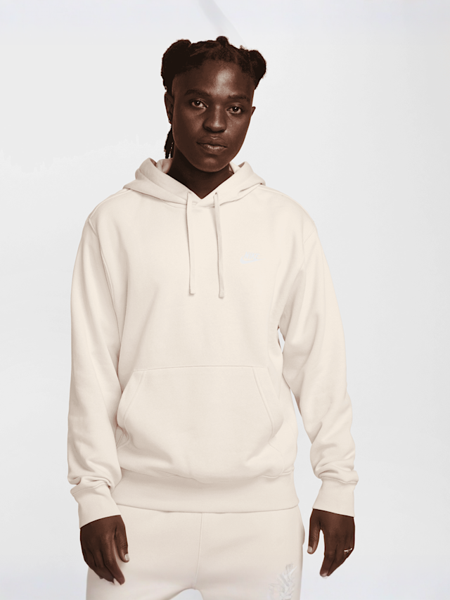 Nike, Sportswear Club Fleece Hoodie, beige, Image 1 of 6