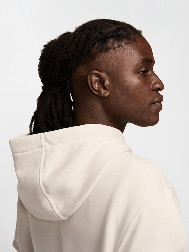 Nike, Sportswear Club Fleece Hoodie, beige, Image 5 of 6