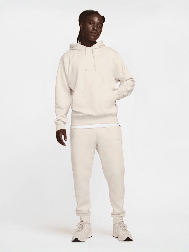 Nike, Sportswear Club Fleece Hoodie, beige, Image 6 of 6