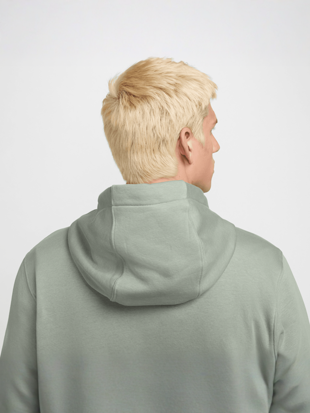 Nike, Sportswear Club Fleece Hoodie, green, Image 6 of 7