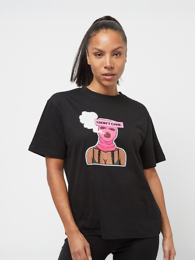 Miss Tee, I Don't Care Tee, black, Image 1 of 5