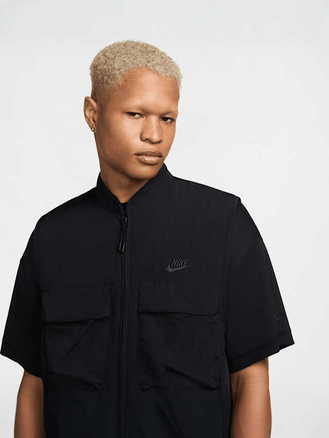 Nike, Tech Woven Vest, black, Image 3 of 7